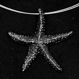 Handmade Silver Necklace Starfish