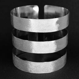 Handmade Silver Bracelet Lines