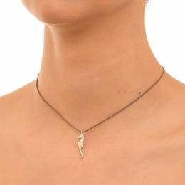 Handmade Silver Necklace Seahorse